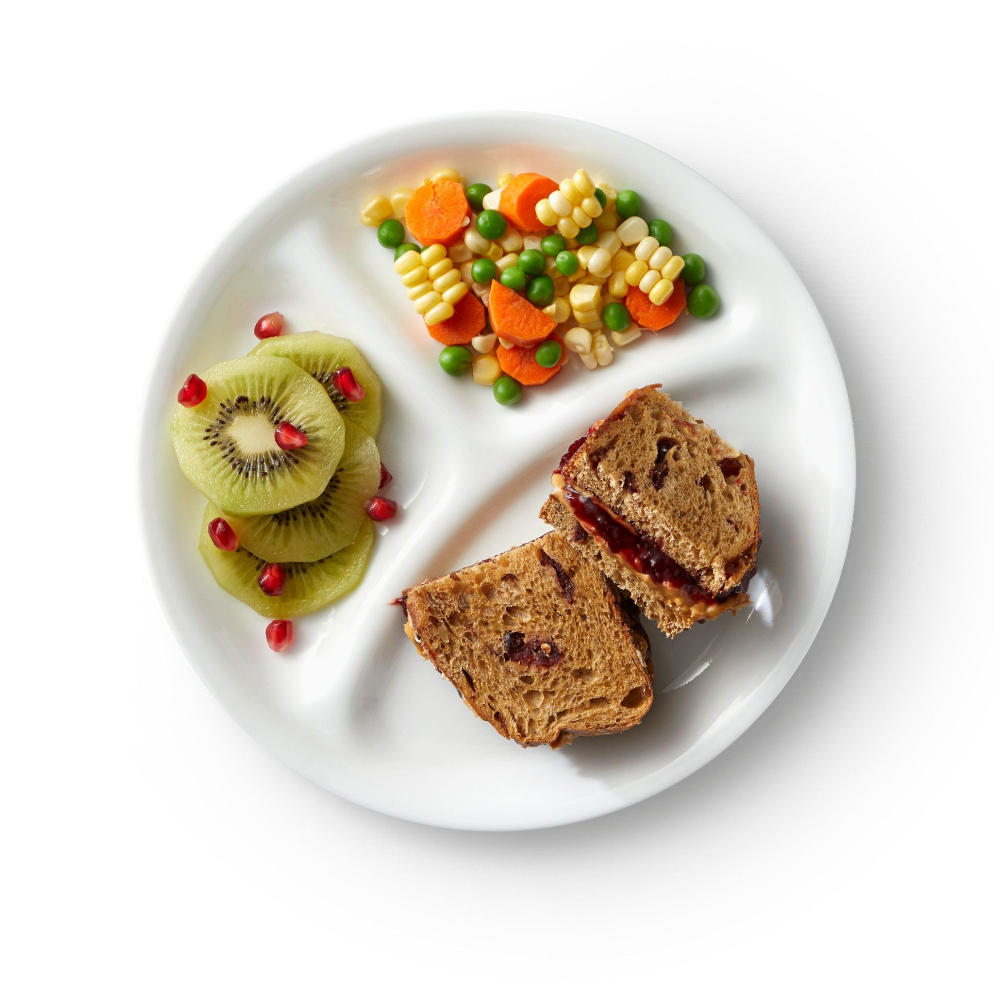Assiette à salade divisée de 8,5 pouces