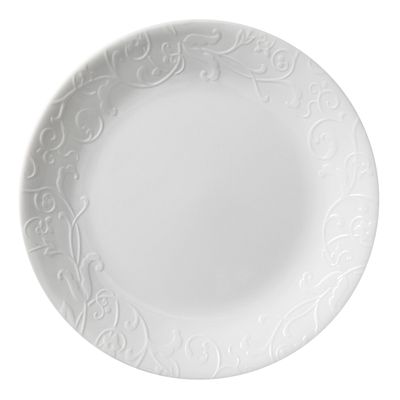 Assiette à salade florale gaufrée de 21,5 cm