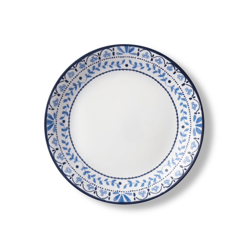 Assiette à salade bleu côtier de 21,5 cm