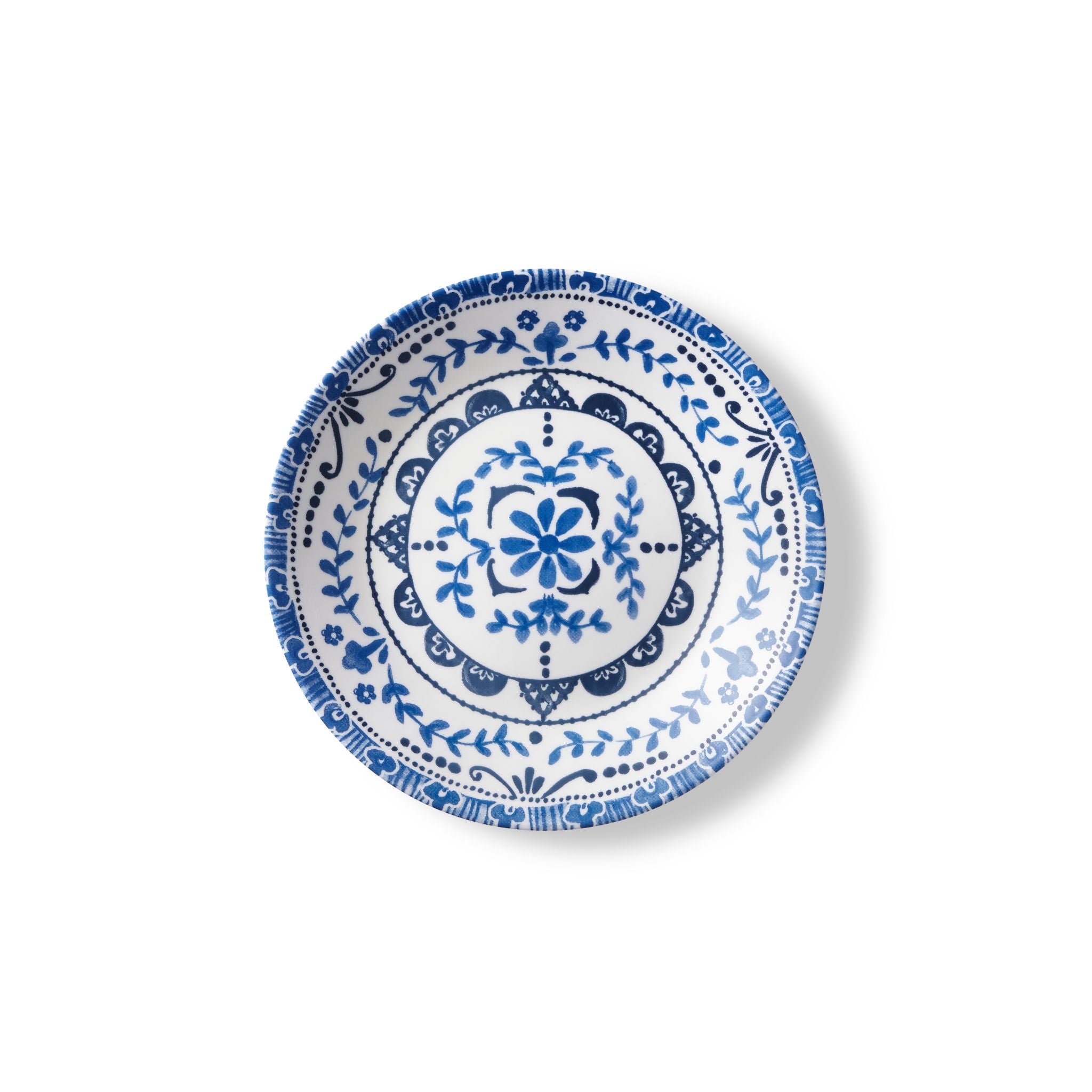 Assiette à apéritif bleu côtier de 17,1 cm