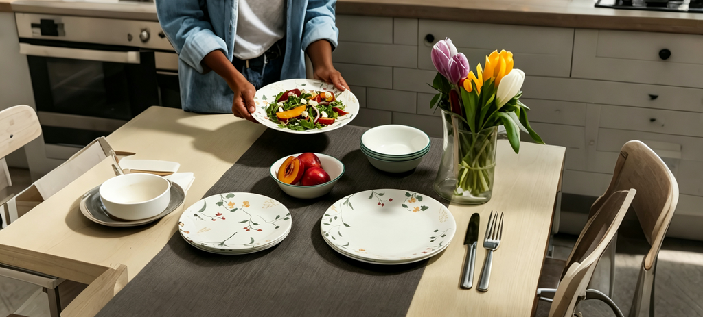 Assiette plate "Fleurs sauvages" de 26 cm