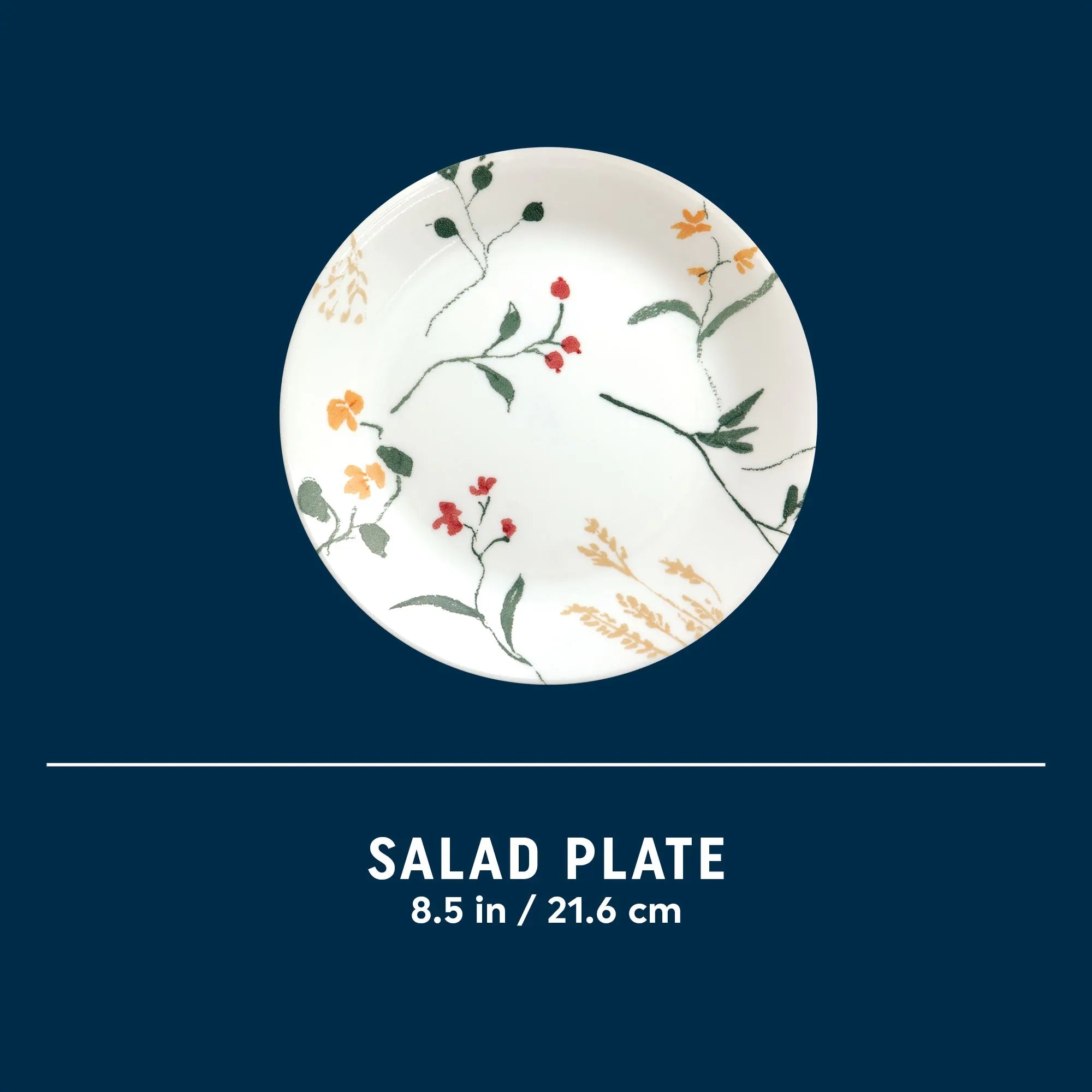 Assiette à salade Wildflower de 21,5 cm