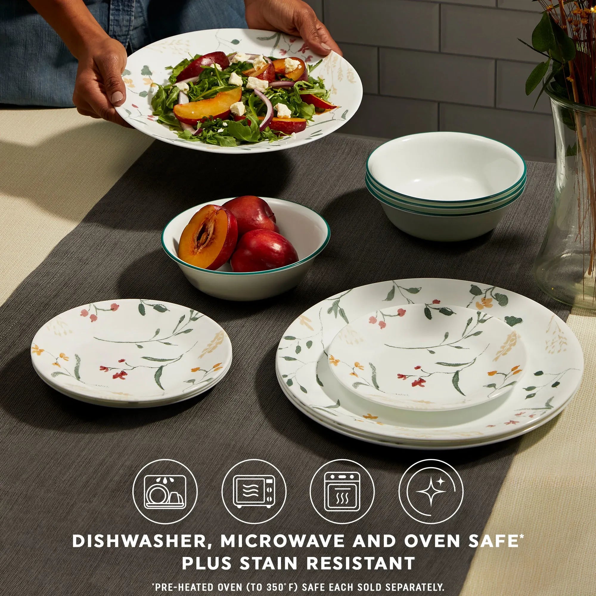 Assiette à apéritif Fleur sauvage de 6,75 pouces