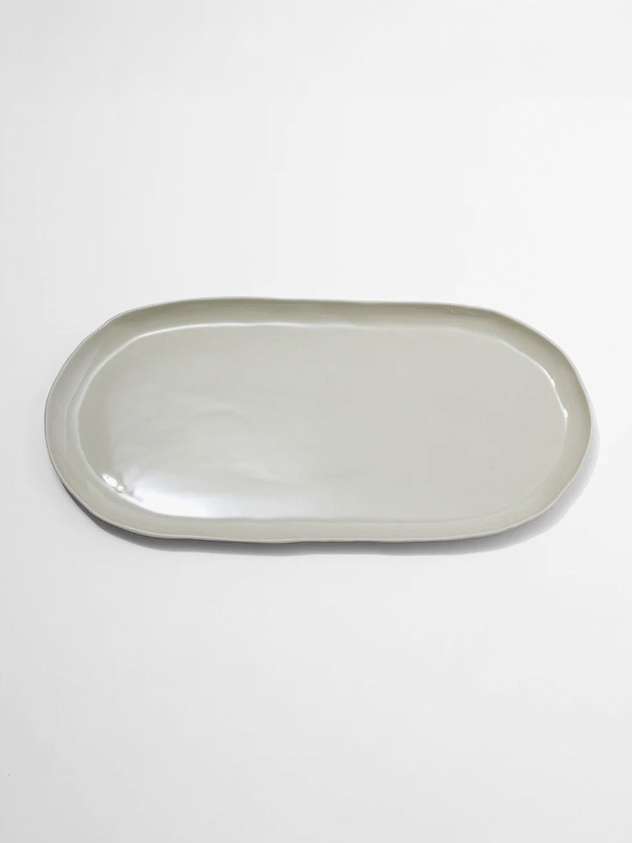 Plat Ovale Nuage en Pierre - Grand