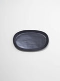 Grand plat ovale Cloud en Charbon - Moyen