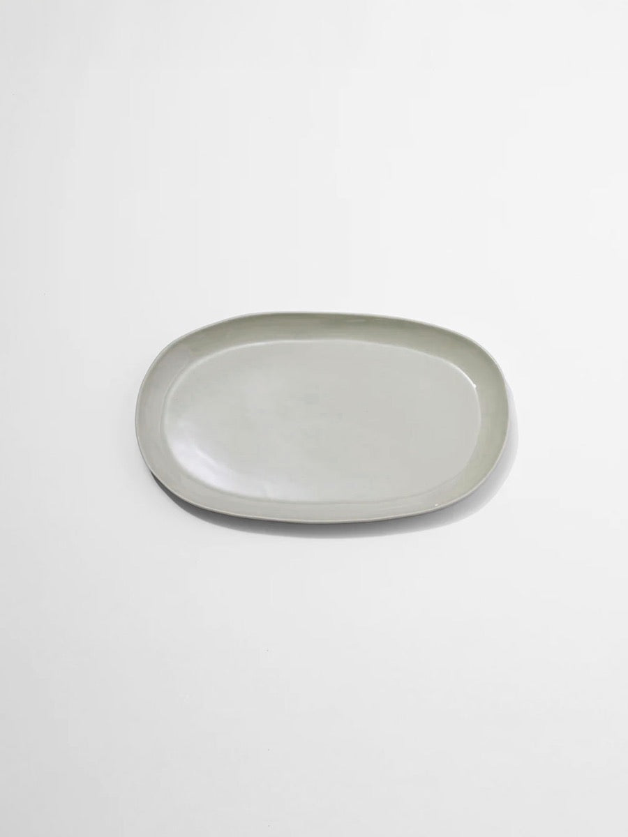 Plat ovale Cloud en pierre - Moyen
