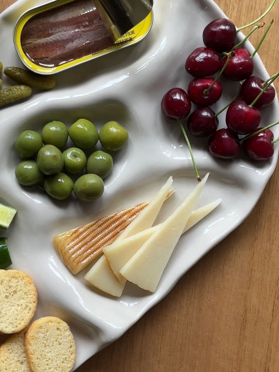 Plat de partage en pierre - Moyen
