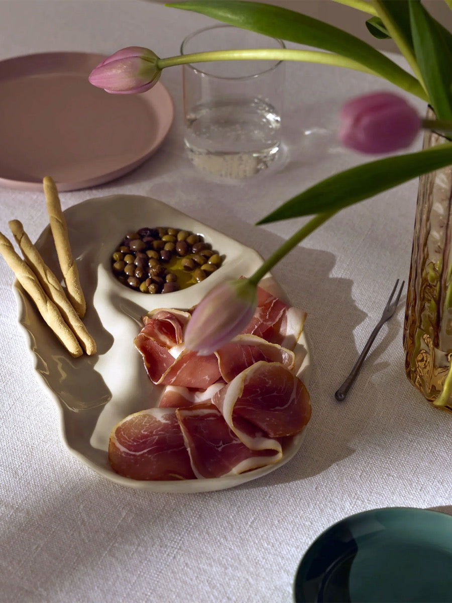 Plat de partage en pierre - Moyen